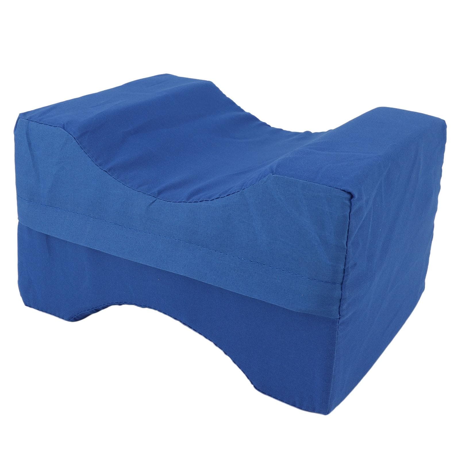 Knee Pillow for Side Sleepers Sponge Leg Positioner Knee Wedge Pillow with Detachable Cover for Hip
