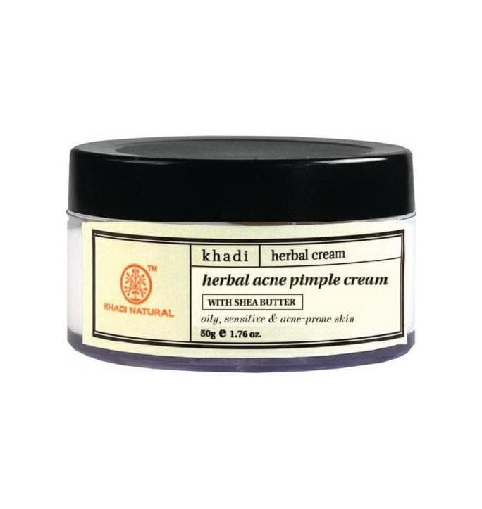 Natural cream for acne and blackheads with shea butter (50 g), Herbal Acne Pimple Cream Shea Butter Khadi Natural 14.25