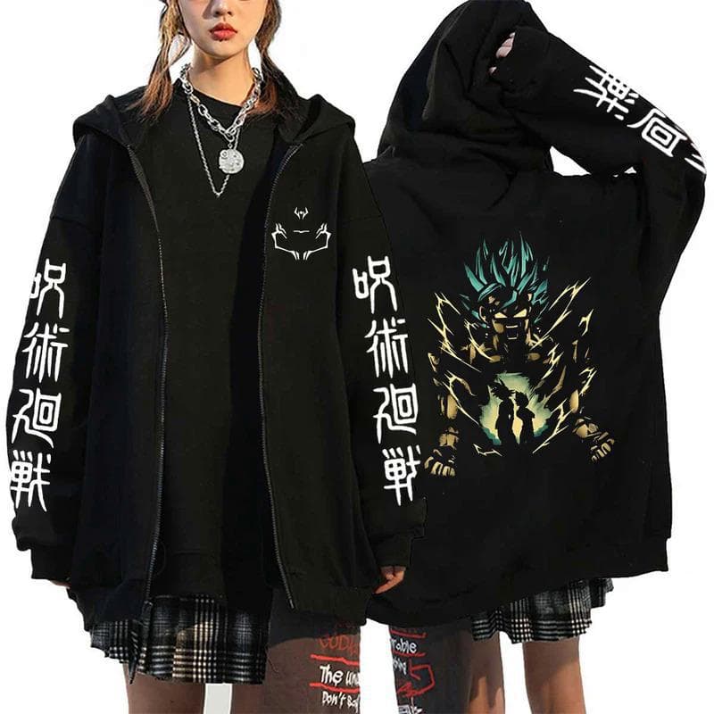 Anime Jujutsu Kaisen Fushiguro Megumi hoodies M