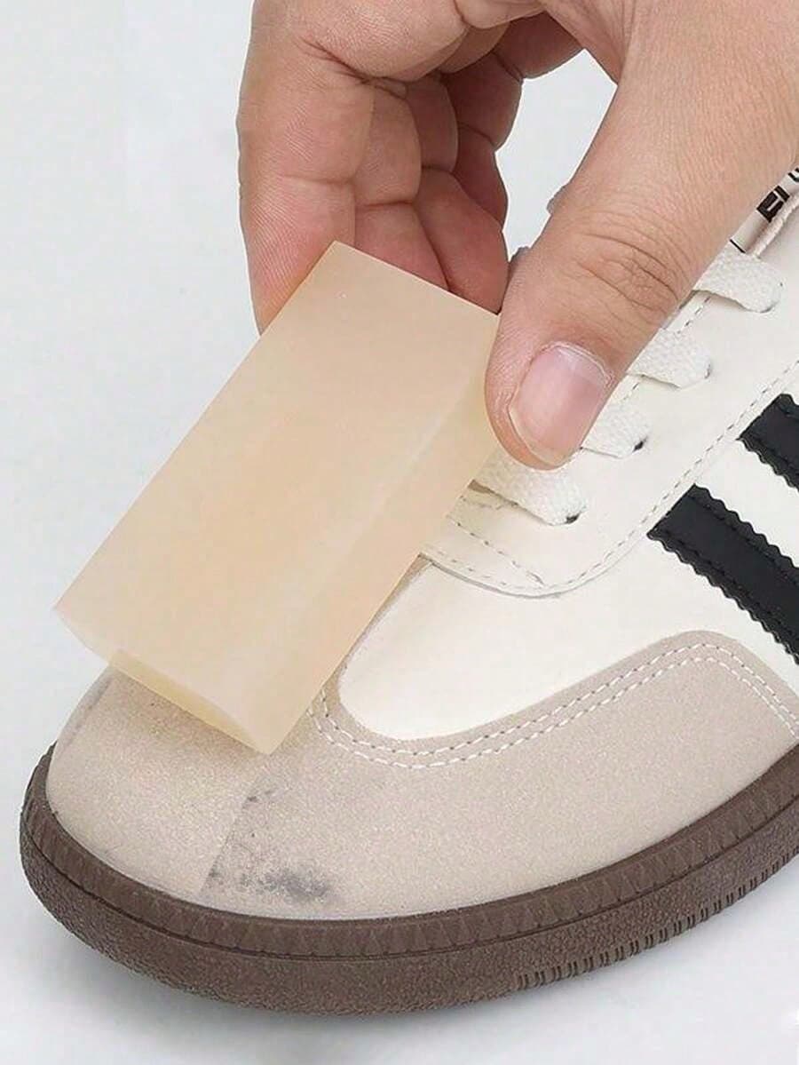 1pc Portable Suede Shoe Cleaner, No Water Needed, Easy To Carry, Suitable For Cleaning Velvet, Leather, Sneakers And White Shoes