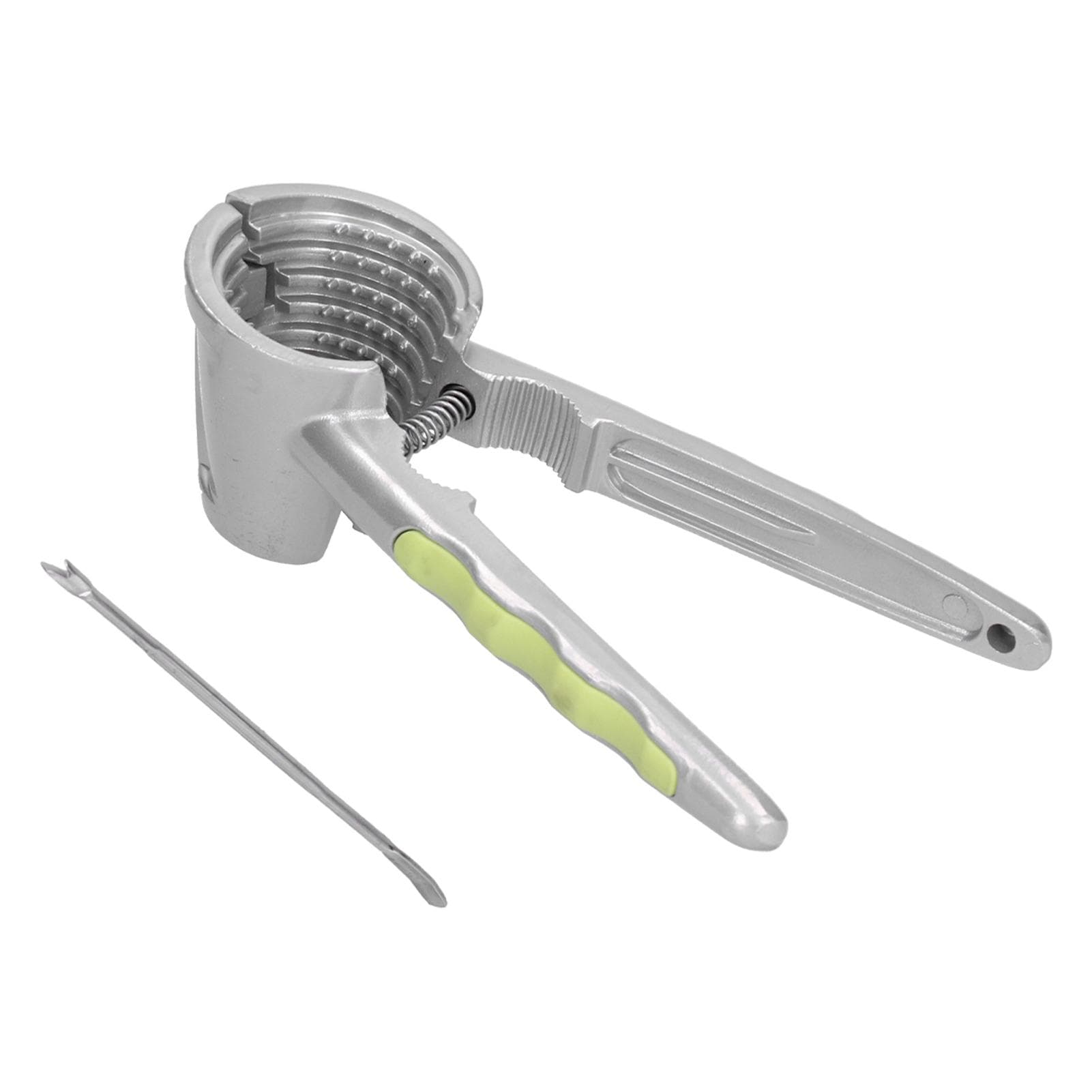 Multifunctional Walnut Cracker with Walnut Needle Durable Nut Opener Plier Kitchen GadgetYellow yellow