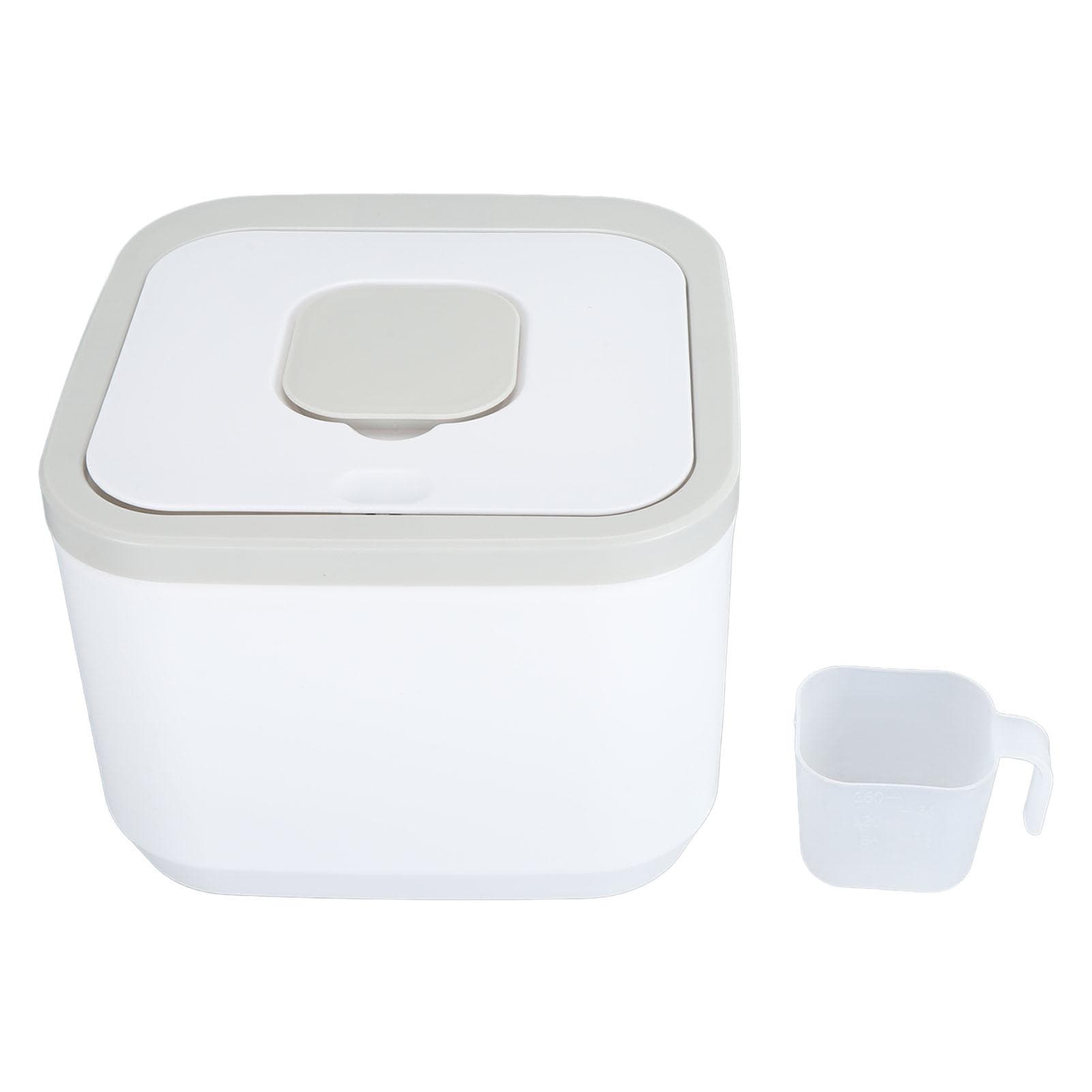 Rice Container Airtight Large Capacity Stackable Rice Storage Box with Lid for Flour Sugar Grains 5kg/11.0lb