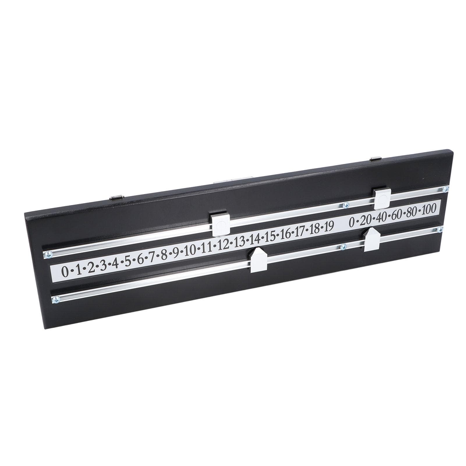 Billiard Score Board 2 Track Space Saving Solid Wood Versatile Billiard Game Scorer for Home Club