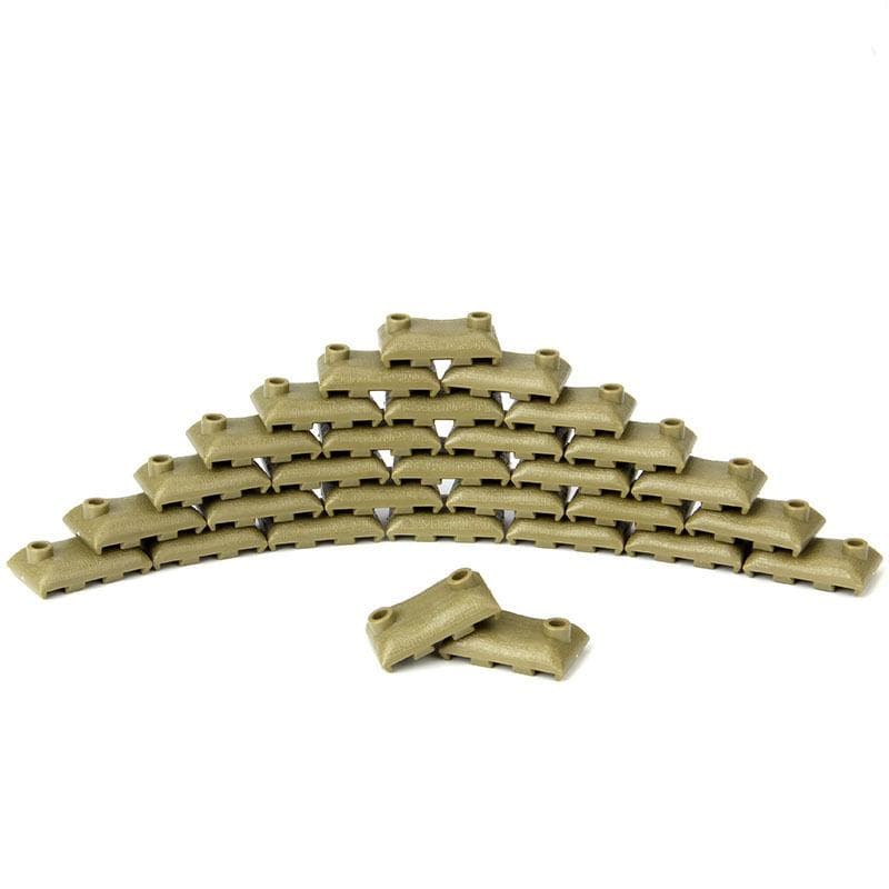 Building Block Doll Military Accessories Sandbag Doll Assembling Boy Educational Toy
