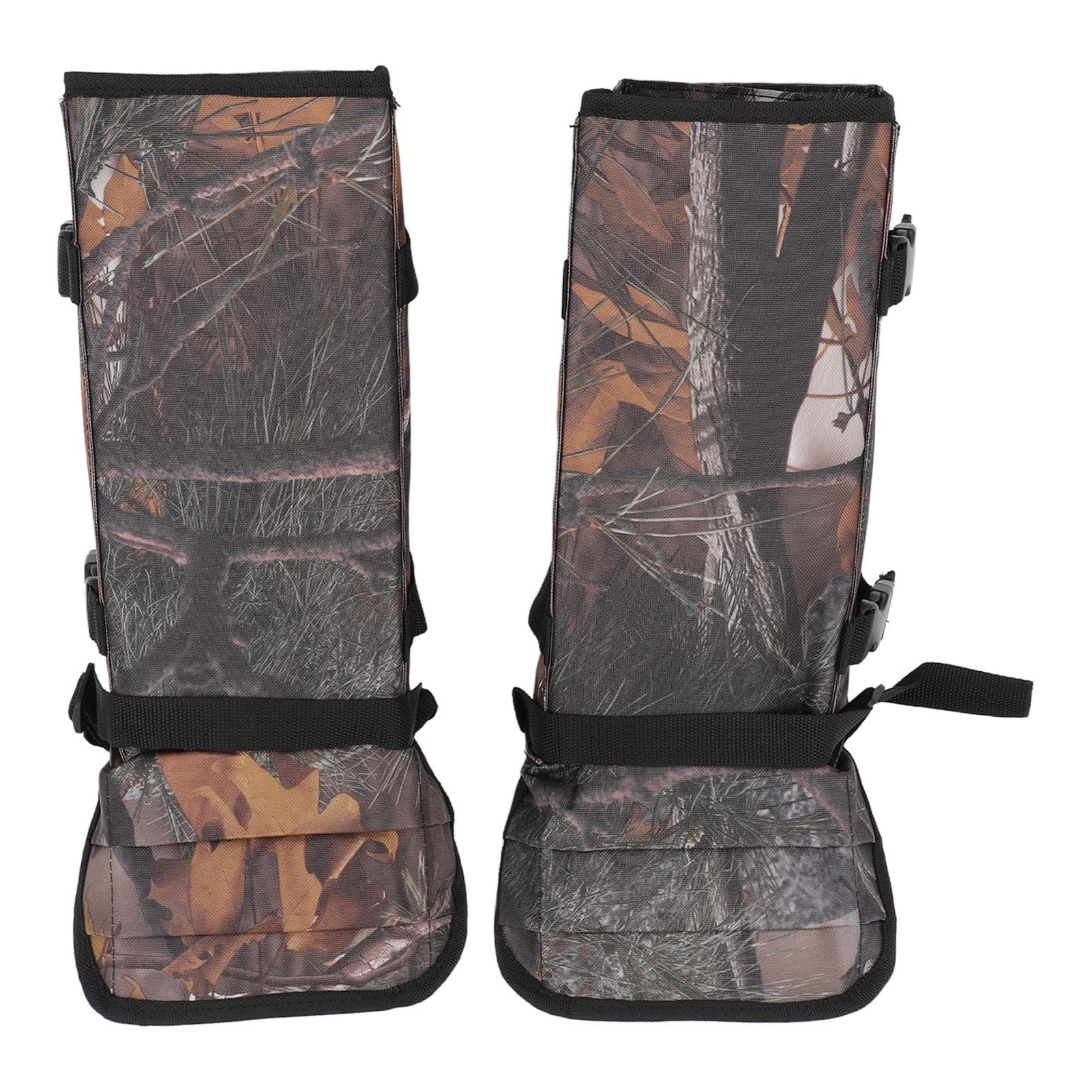 1 Pair Snake Gaiters Polyester Fiber Breathable Lightweight Snake Proof Leg Cover for Hiking leaf