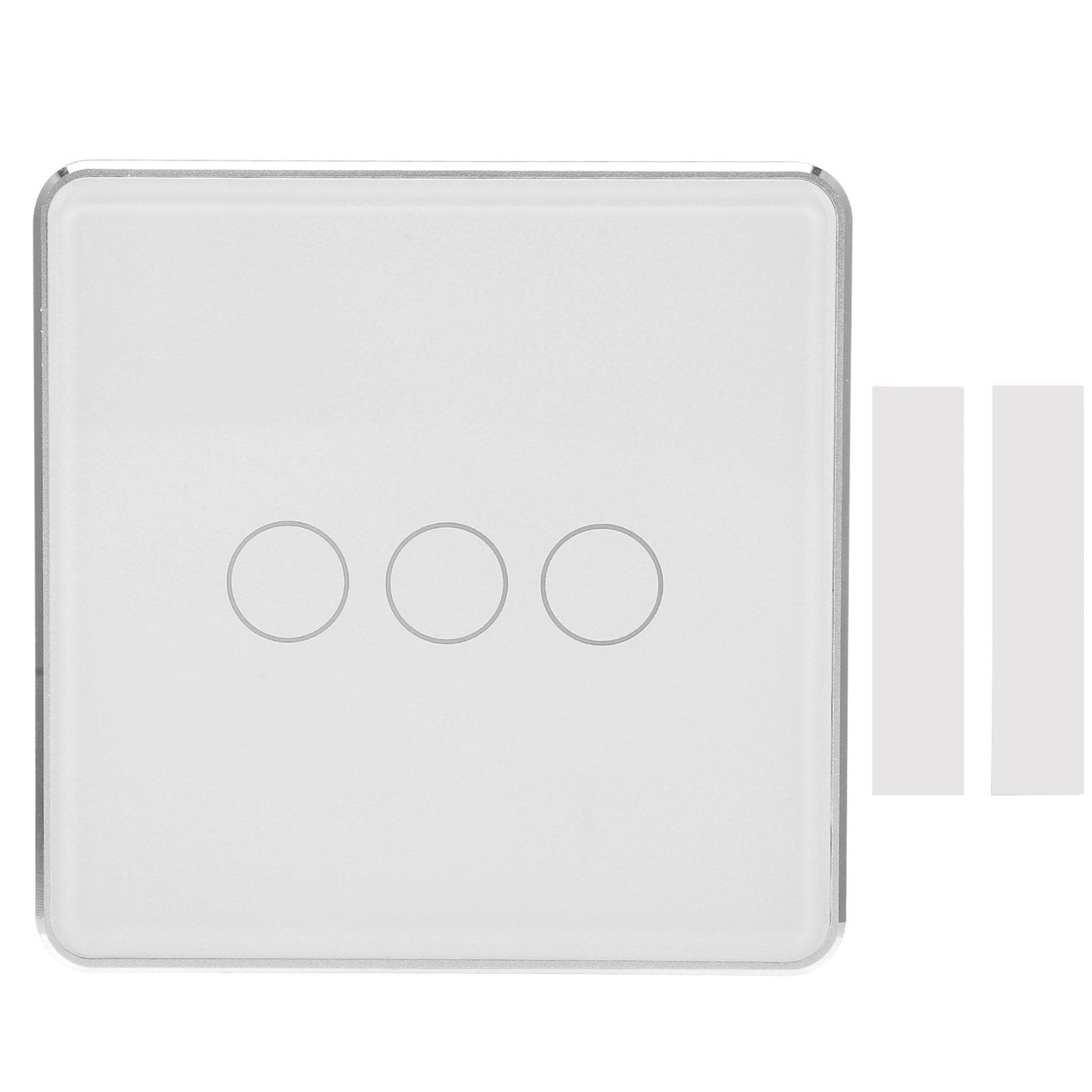 Smart Wireless Light Switch Touch Panel Remote Control 3 Gang for TUYA Zigbee with Timing