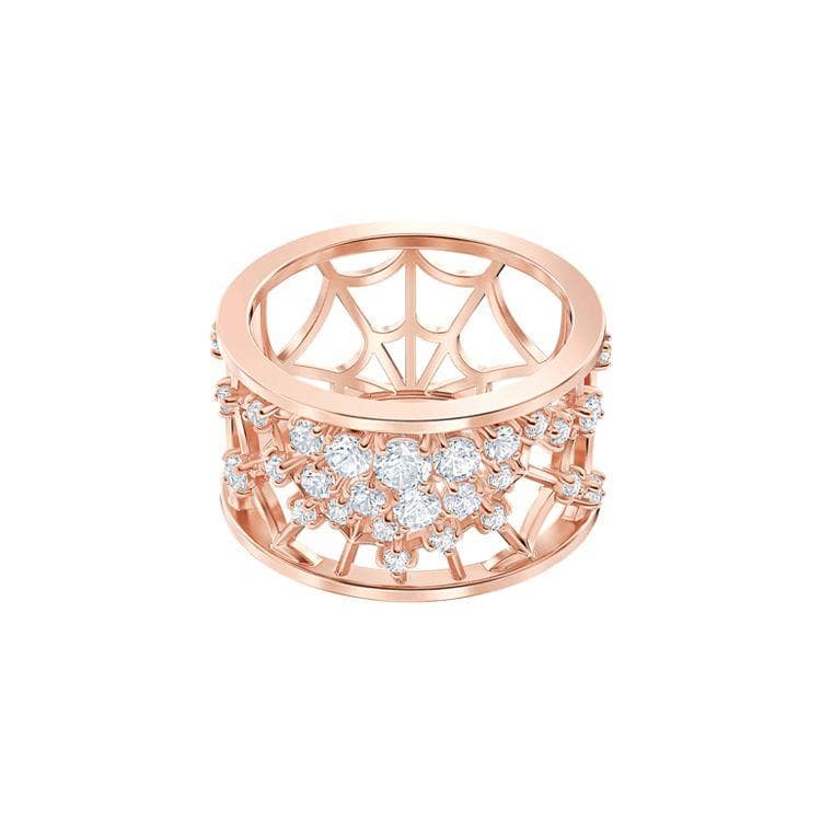Swarovski Precisely Dreamcatcher Ring Women ring Rose-Gold 5511397 Box (Random Color),52