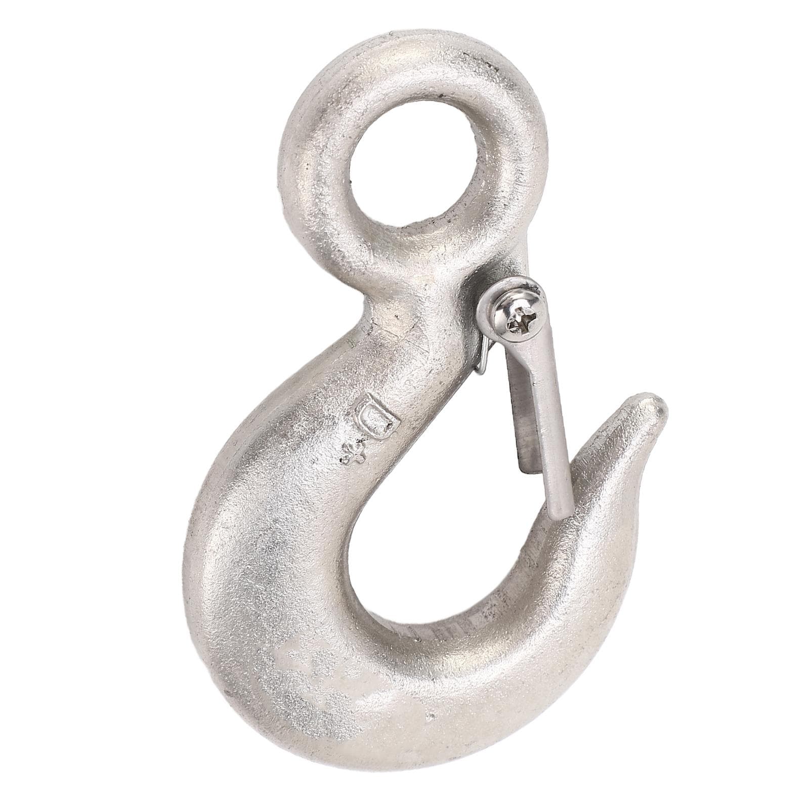 1T Lifting Hook 304 Stainless Steel Heavy Duty Hook for Industrial Hoisting Port Transportation