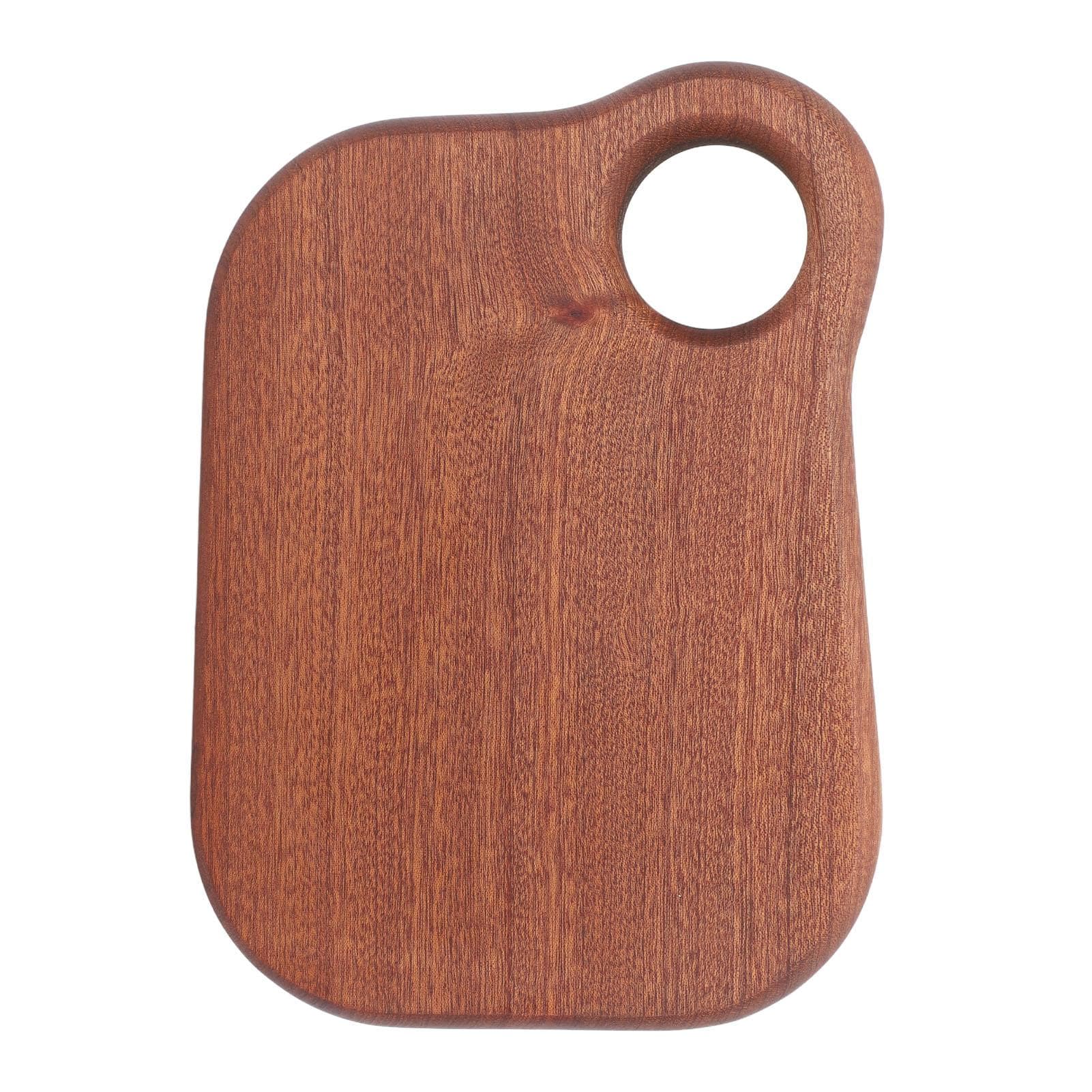 Mini Ebony Cutting Board Multifunctional Small Wooden Fruit Cutting Board Plate for Home Kitchen