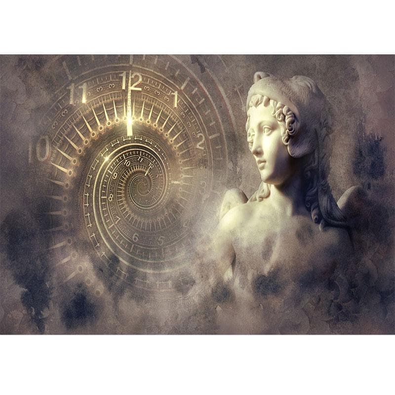 5D Clock Goddess Diamond Mosaic Diamond Embroidery Painting Diamond Painting Cross Stitch Home Decor 20X30CM