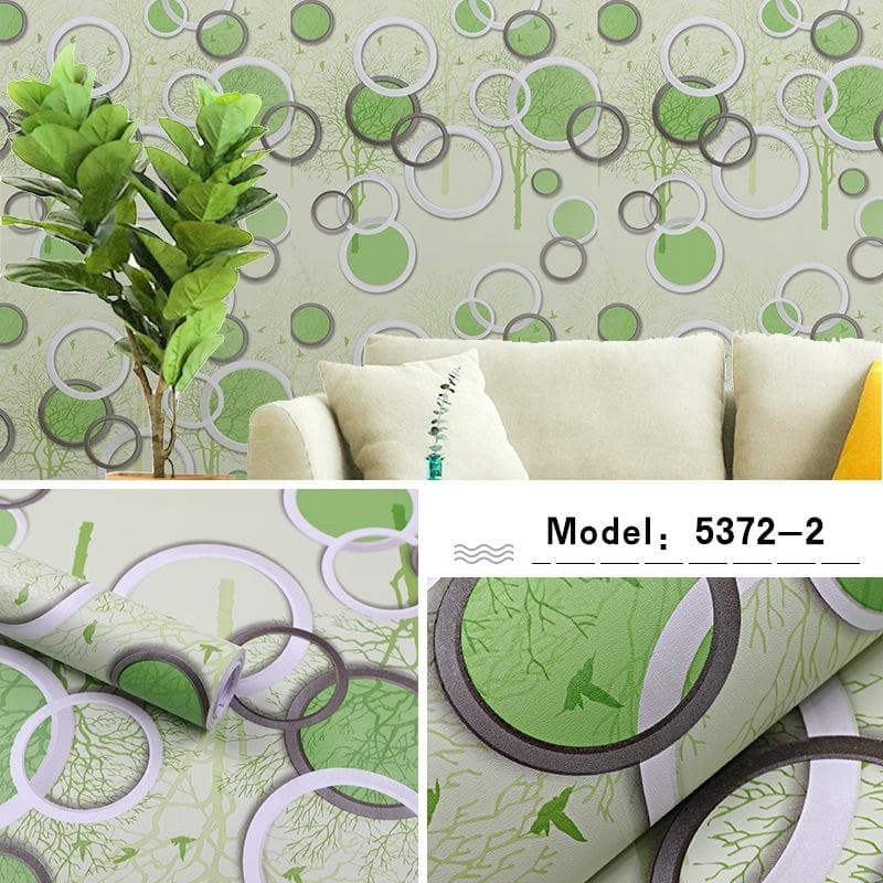 Waterproof Self-adhesive Wallpaper Bedroom Background Wall Furniture Renovation Sticker 45cm*10m