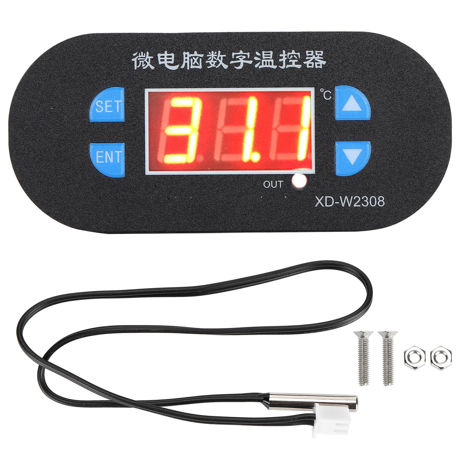 Incubator Digital LED Temperature Controller ?55?120 celsius  Thermostat 10A 1 Relay DC12V