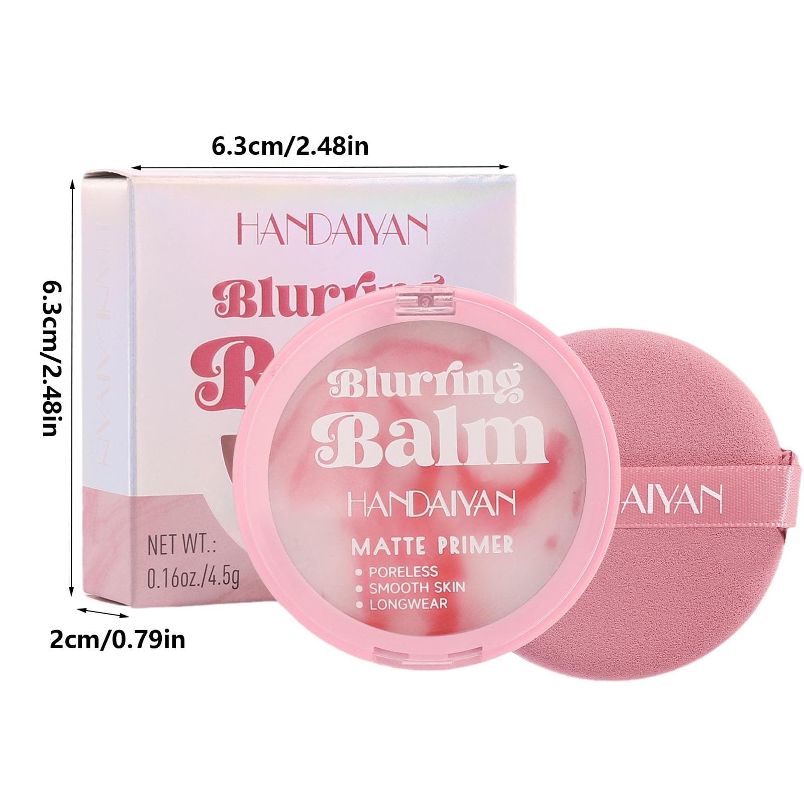 Face Natural Waterproof Oil-controlling Matte Makeup Setting Cream Blurring Balm