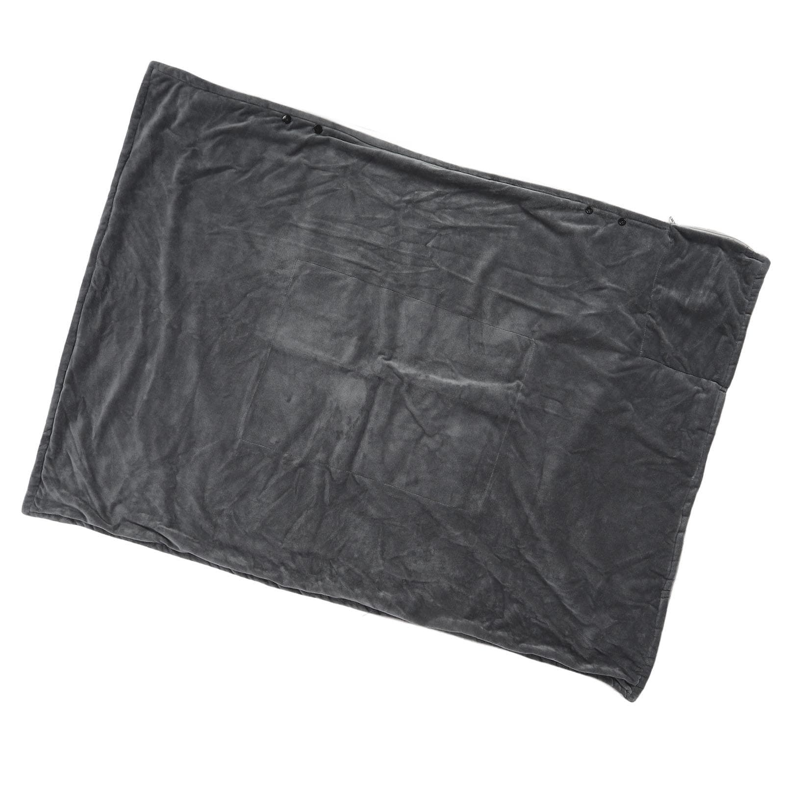 USB Heated Blanket Wrap 3 Heating Levels Electric Heated Throw Blanket Soft Plush Blanket Shawl for gray
