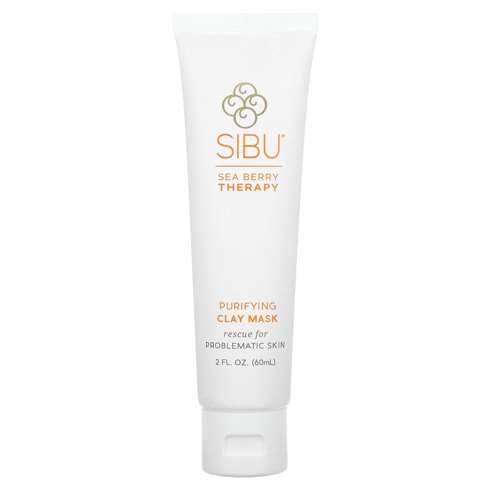 Sibu Beauty, Sea Berry Therapy, Purifying Clay Mask, 2 fl oz (60 ml)