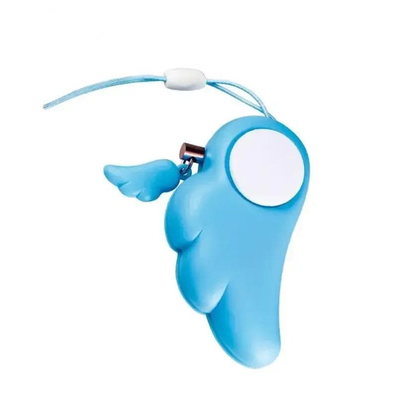 Self Defense Emergency Alarm Keychains Personal Protection Alarm Safety Security Anti-Attack Loud Alarm for Child Girl Women90db blue