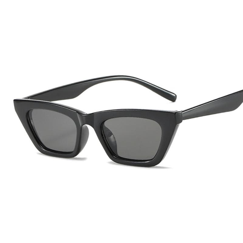 New Fashion Cat Eye Sunglasses Women Vintage Square Sun Glasses Small Frame Clear Lens Designer Brand Female Oculos De Sol