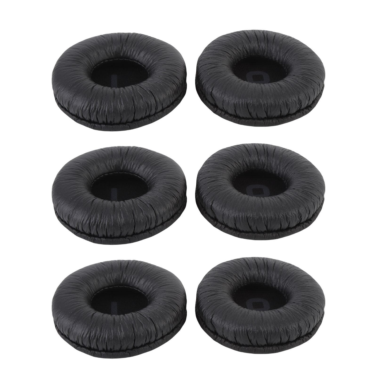 3 Pairs Headphones Replacement Ear Pads Cushions Memory Foam Protein Leather Ear Pads for ATH-AR3BT black