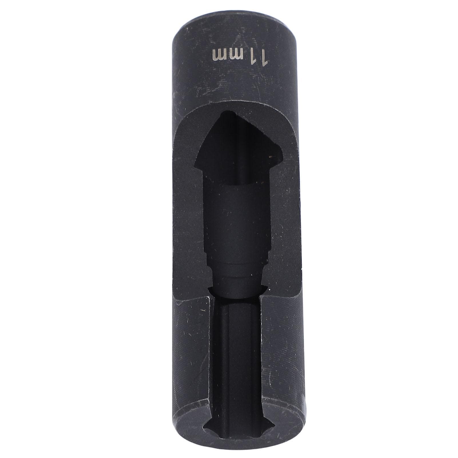 Fuel Line Socket 12in Drive Chrome Vanadium Steel Efficient Removal for Fasteners On Injector 11mm
