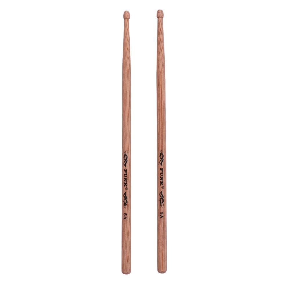 One Pair of 7A Wooden Drumsticks Drum  Hickory Wood Drum Set 5A