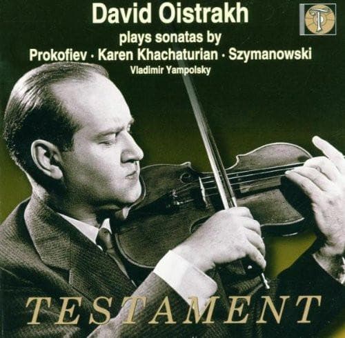 CD DAVID OISTRACH, VLADIMIR YAMPOLSKY - Sonatas SBT1113 Testament 1997 UK Classical Used