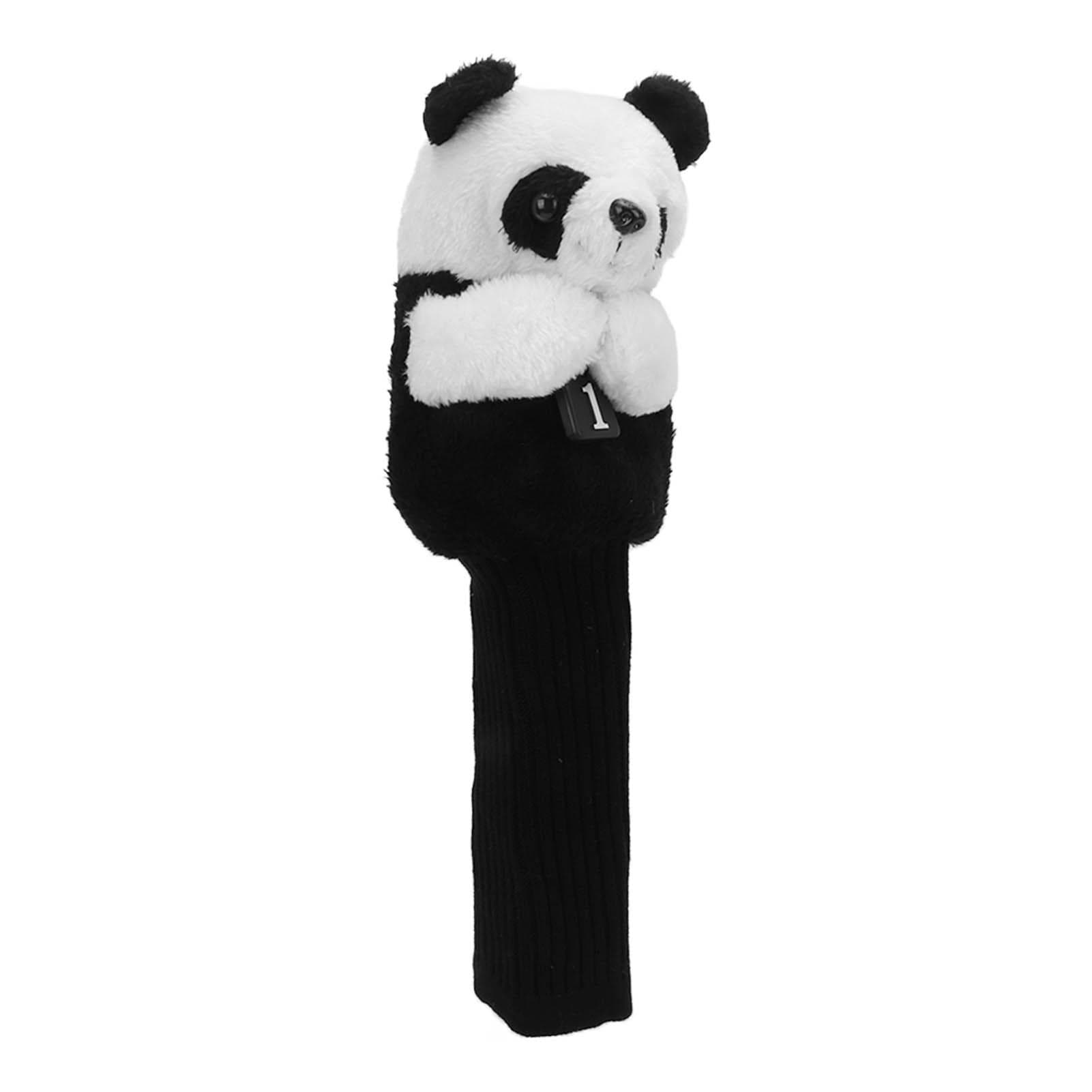Golf Club Cover Cartoon Golf Putter Headcover Soft Protection Covers with Panda Shape for Golf