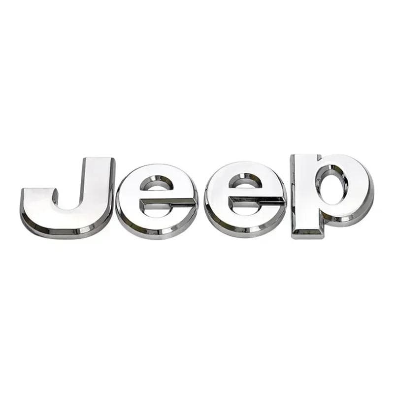 For Jeep Car Front Hood Emblem for JEEP Grand Cherokee Wrangler Renegade Patriot Liberty Compass Rear Trunk Side Badge Sticke green