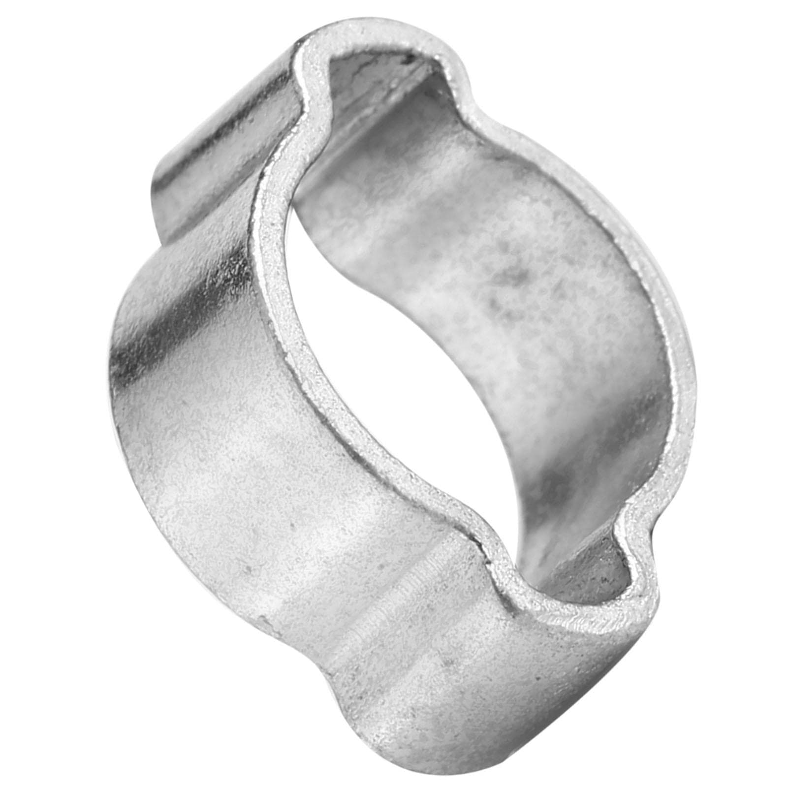 10pcs Zinc Plated Iron Galvanized Two Ear Hose Clamp 5?23mm for Fule Petrol Pipe Tube (15?18MM)
