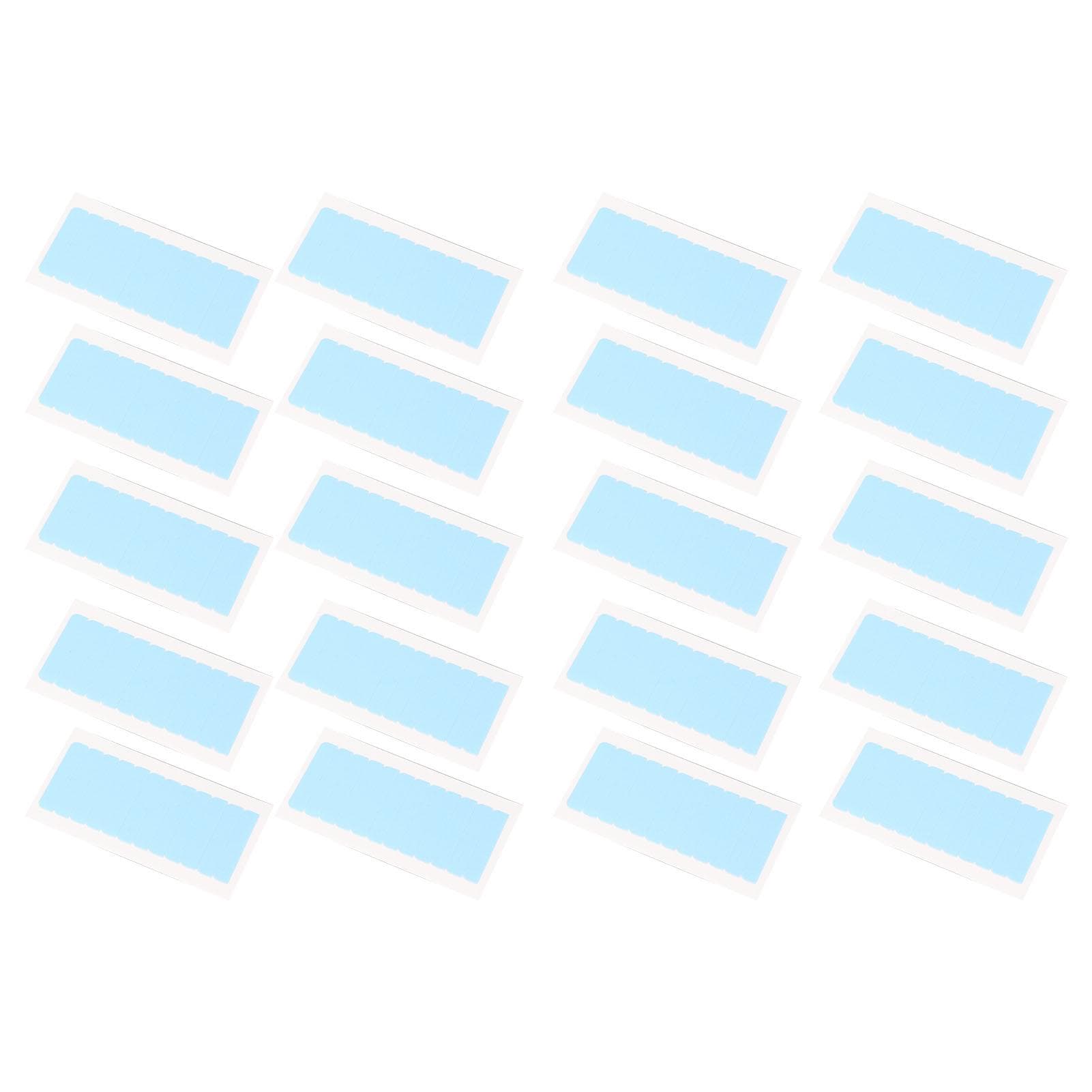 240pcs Hair Extension Tape Double Sided Extension Tapes Tabs Water Resistant Replacement Wig Tapes blue