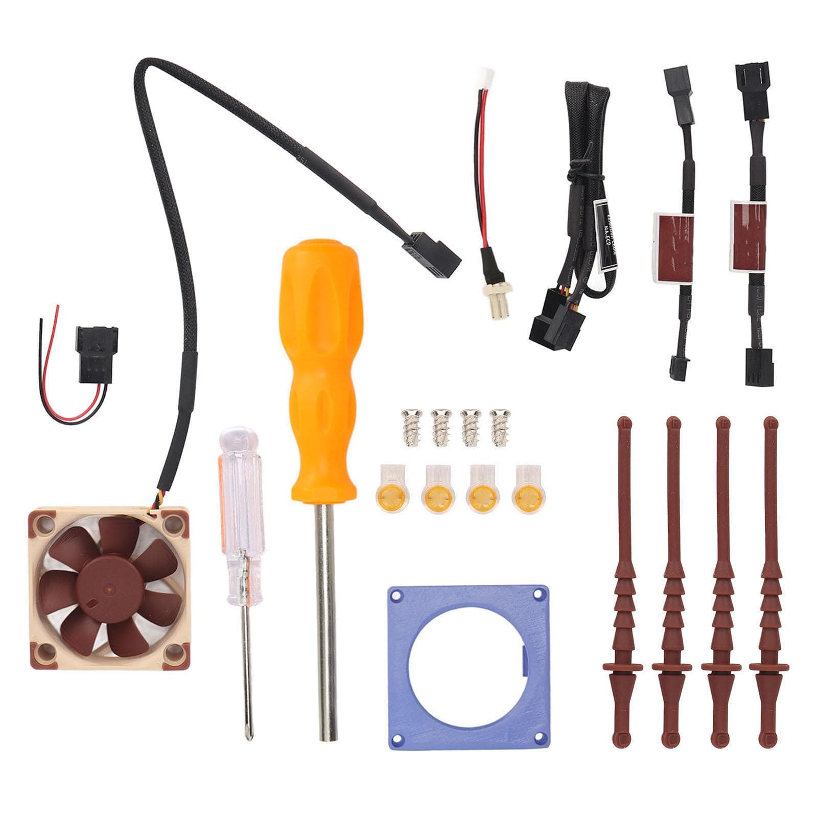 Mini Fan 3D Printed Mounting Kit Cooling Brushless Radiator Game Console Accessories for NGC
