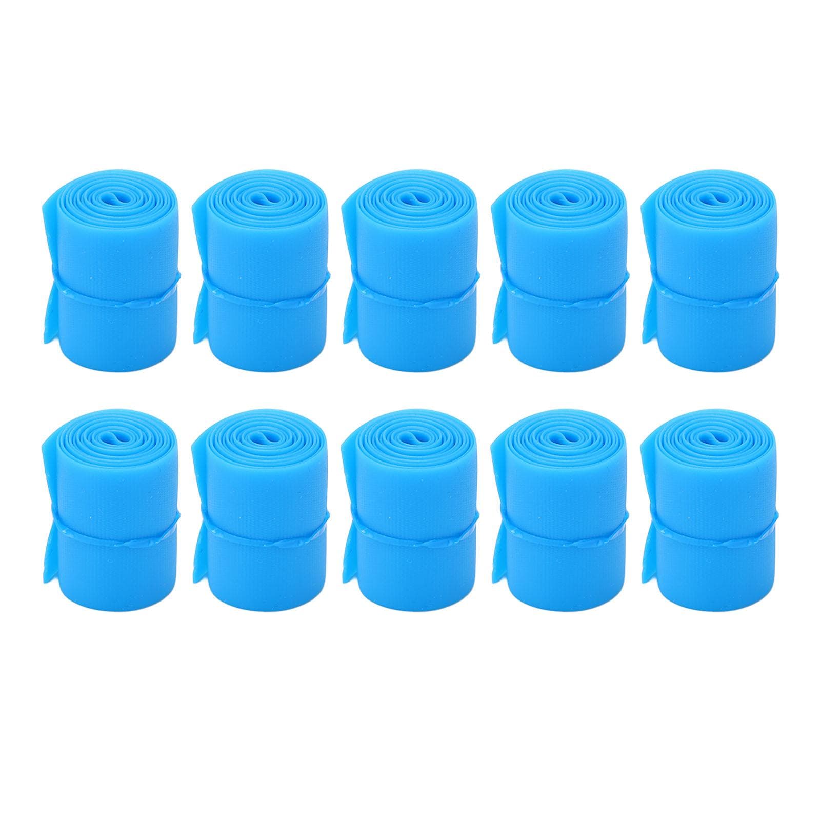 10Pcs Tourniquet Approx 1x18.1in Disposable Latex Free Tear Resistant Flexible Rubber Tourniquet