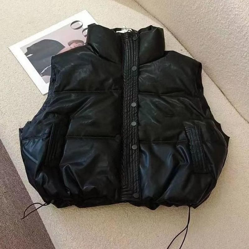 Vest Women's Short New Autumn and Winter Loose Outer Wear Versatile Vest Vest Jacket M