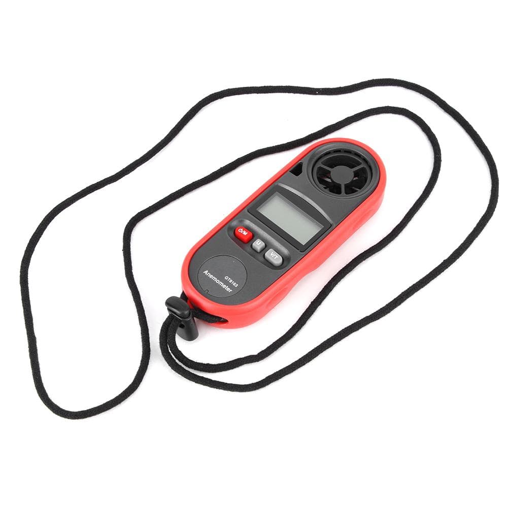 GT8163 Handheld Digital LCD Portable Digital Anemometer Wind Speed Gauge Wind Temperature Meter