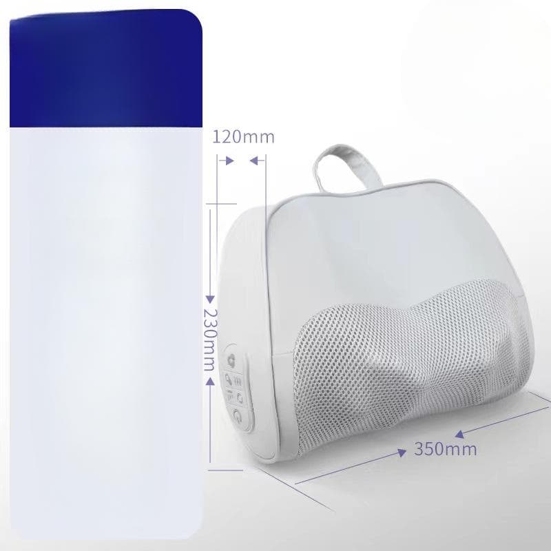 Shake Sound Is Popular for Cervical Vertebra Massage Pillow Shoulder Neck Massage Instrument Waist Pillow Back Heating Household Neck Massager