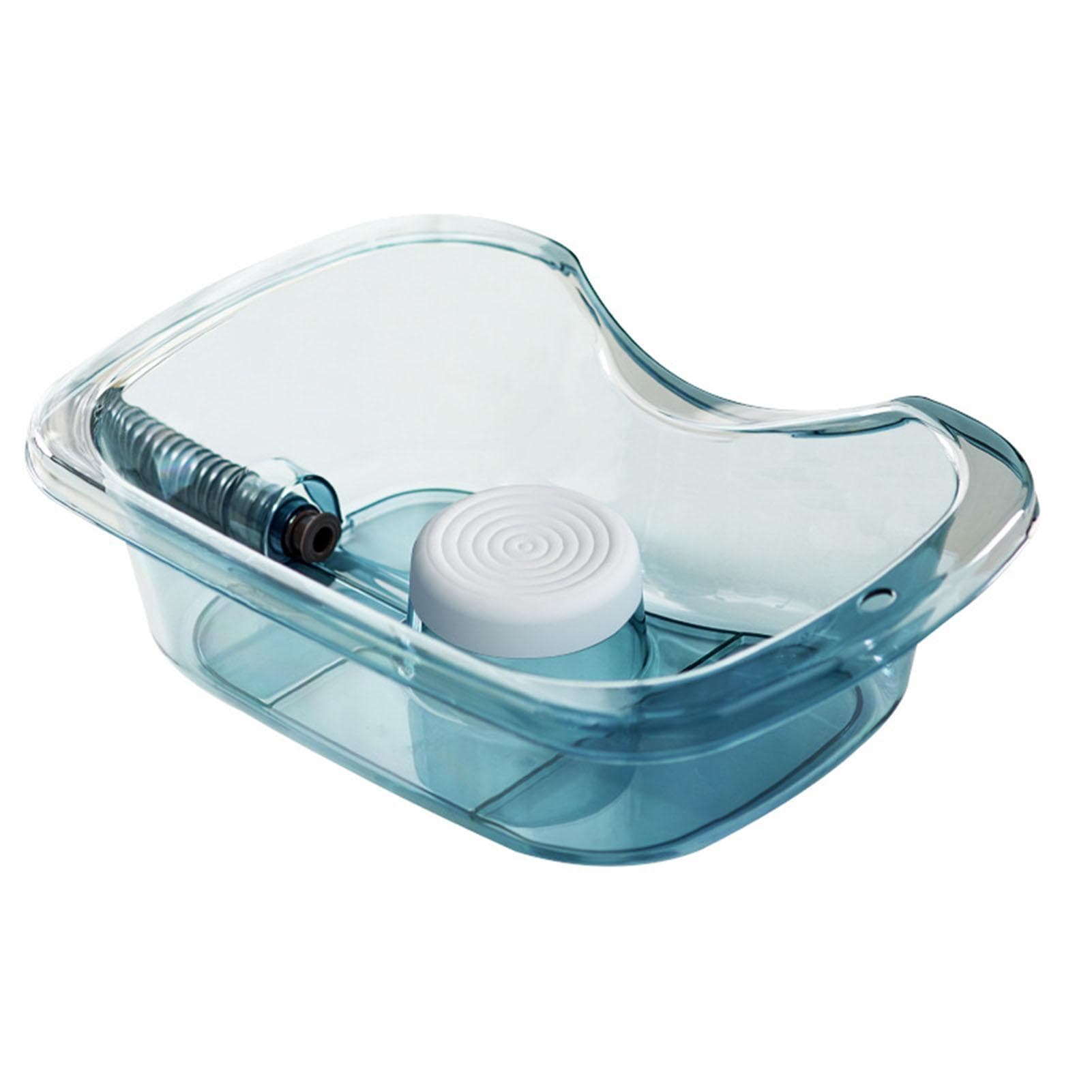 Hair Washing Basin Lying Flat Design Multipurpose Bedside Shampoo Basin for Pregnant Women Elderly