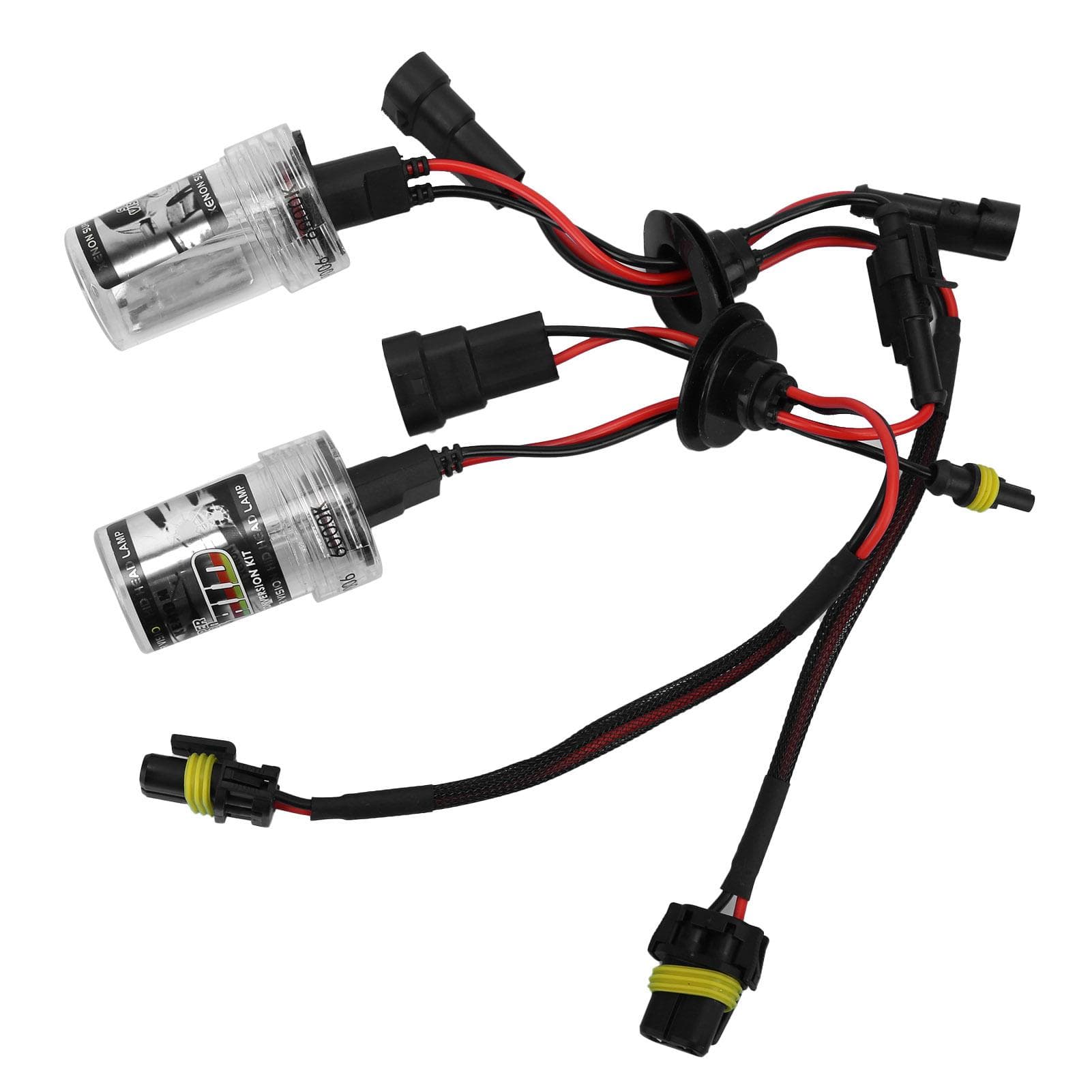 6000K 35W HID Headlight Bulb High Power 9006 Socket White Color for 12V Vehicles