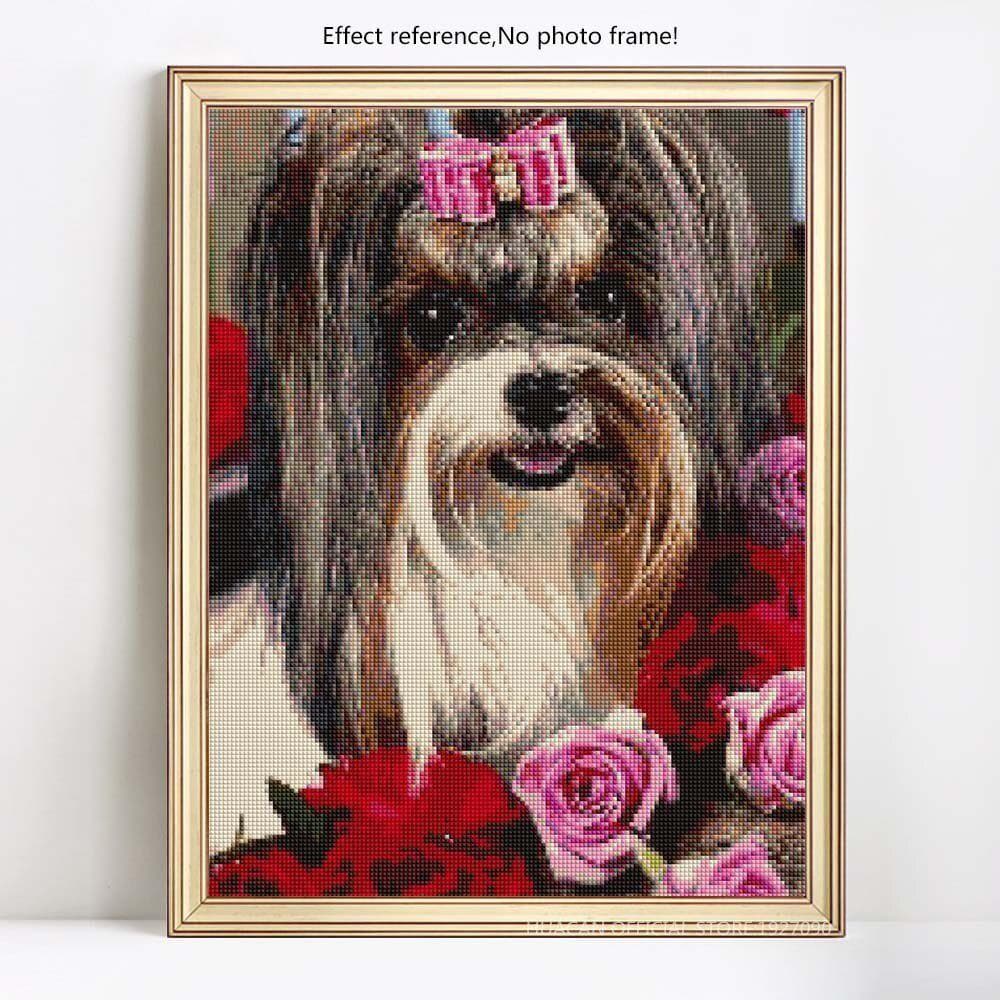 Diamond Embroidery Animal And Flower Diamond Painting Mosaic Rhinestone 20X30CM