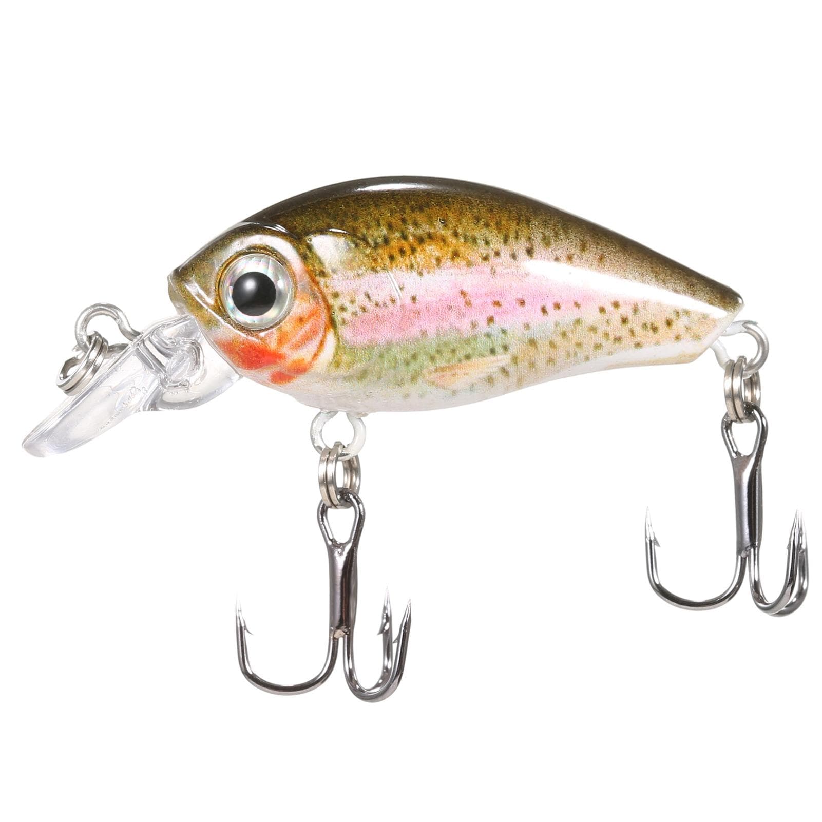 TARUOR 45mm 3.5g Mini Crankbait Fishing Lures Artificial Hard Bait Swimbait Carp Fishing Lure Color 4