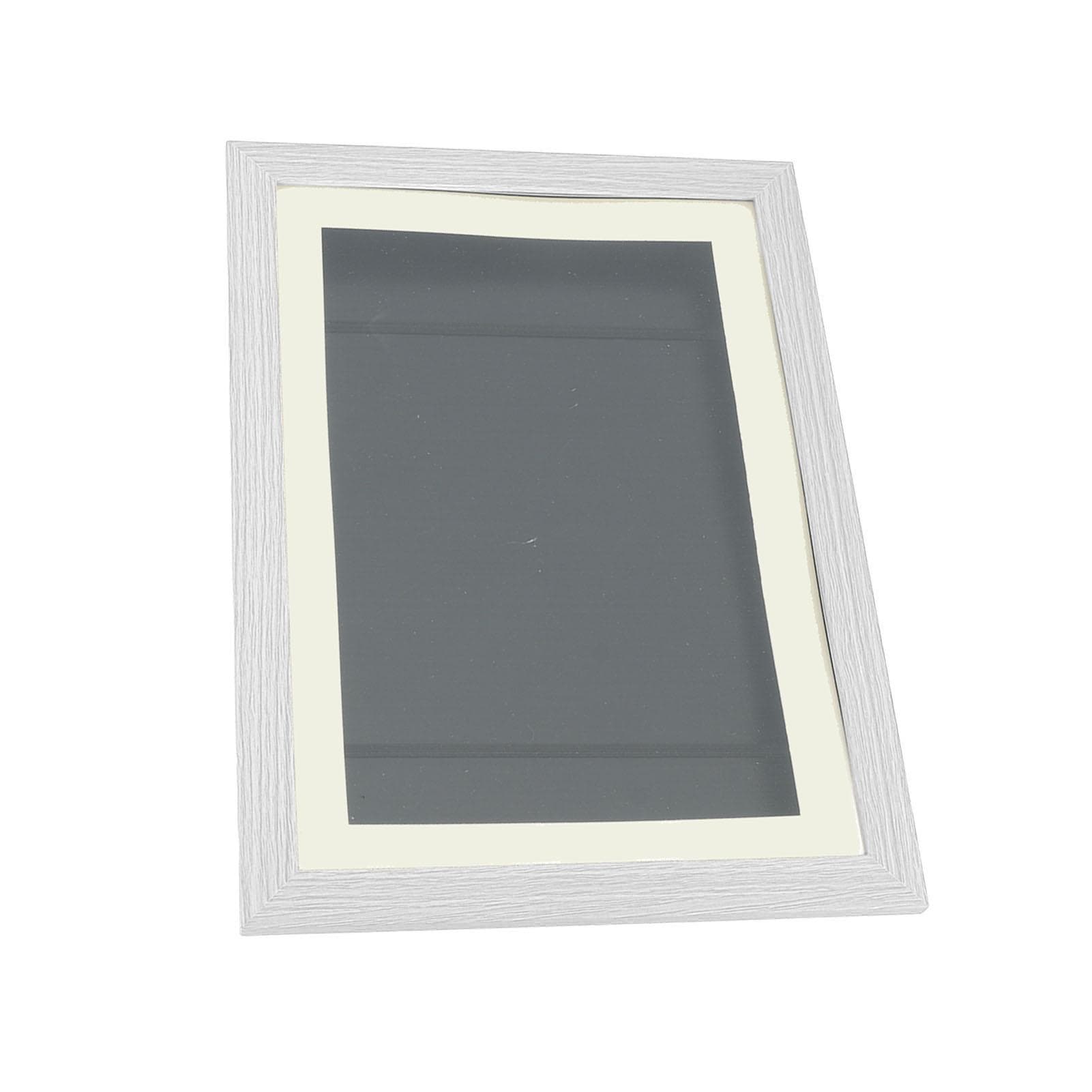 Front Opening Kids Art Frame Changeable Kids Artwork Display Frame Oil Painting Storage Box White white