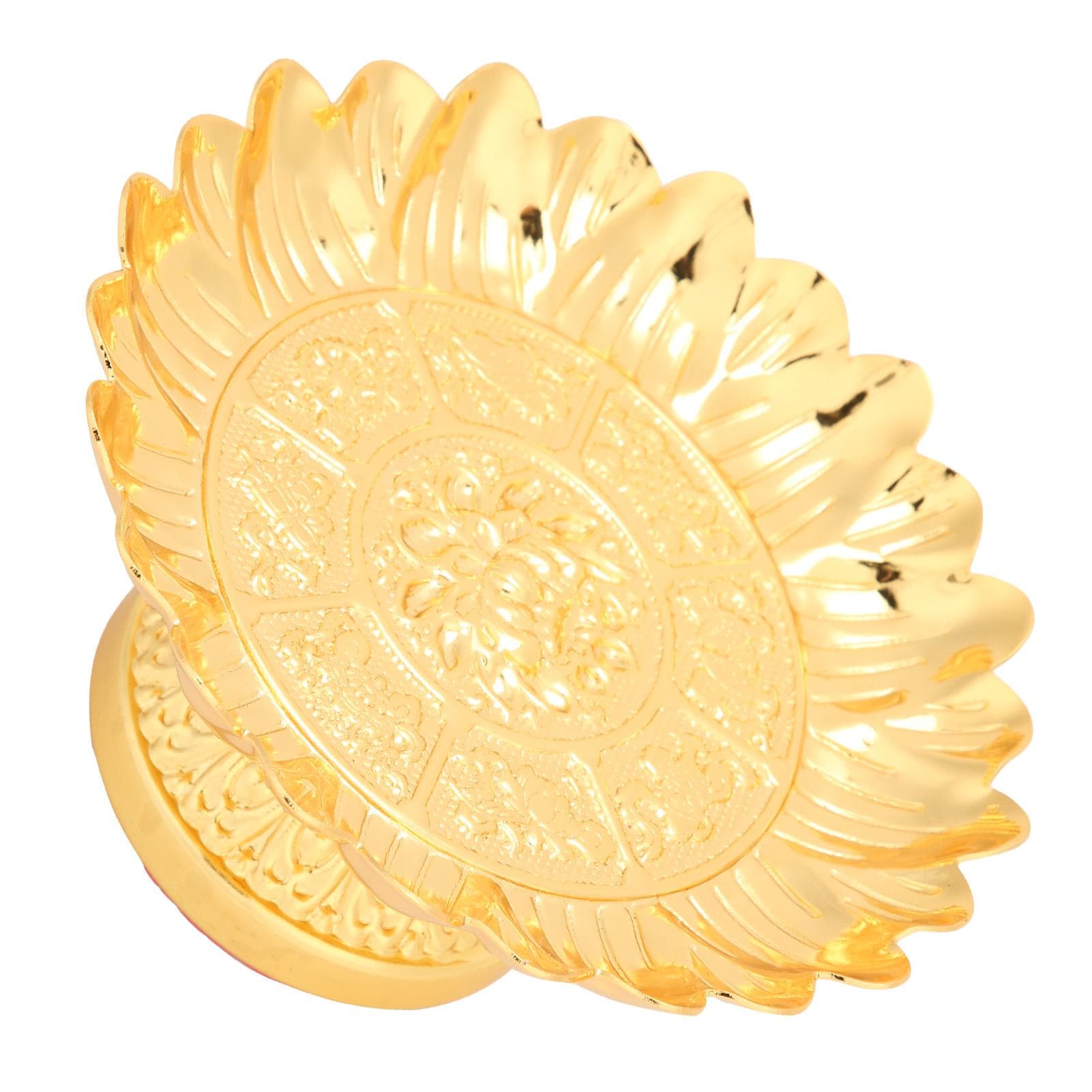 Fruit Plate Small Size High Capacity Carry Easily Delicacy Offering Bowl for Placing Fruit Worship