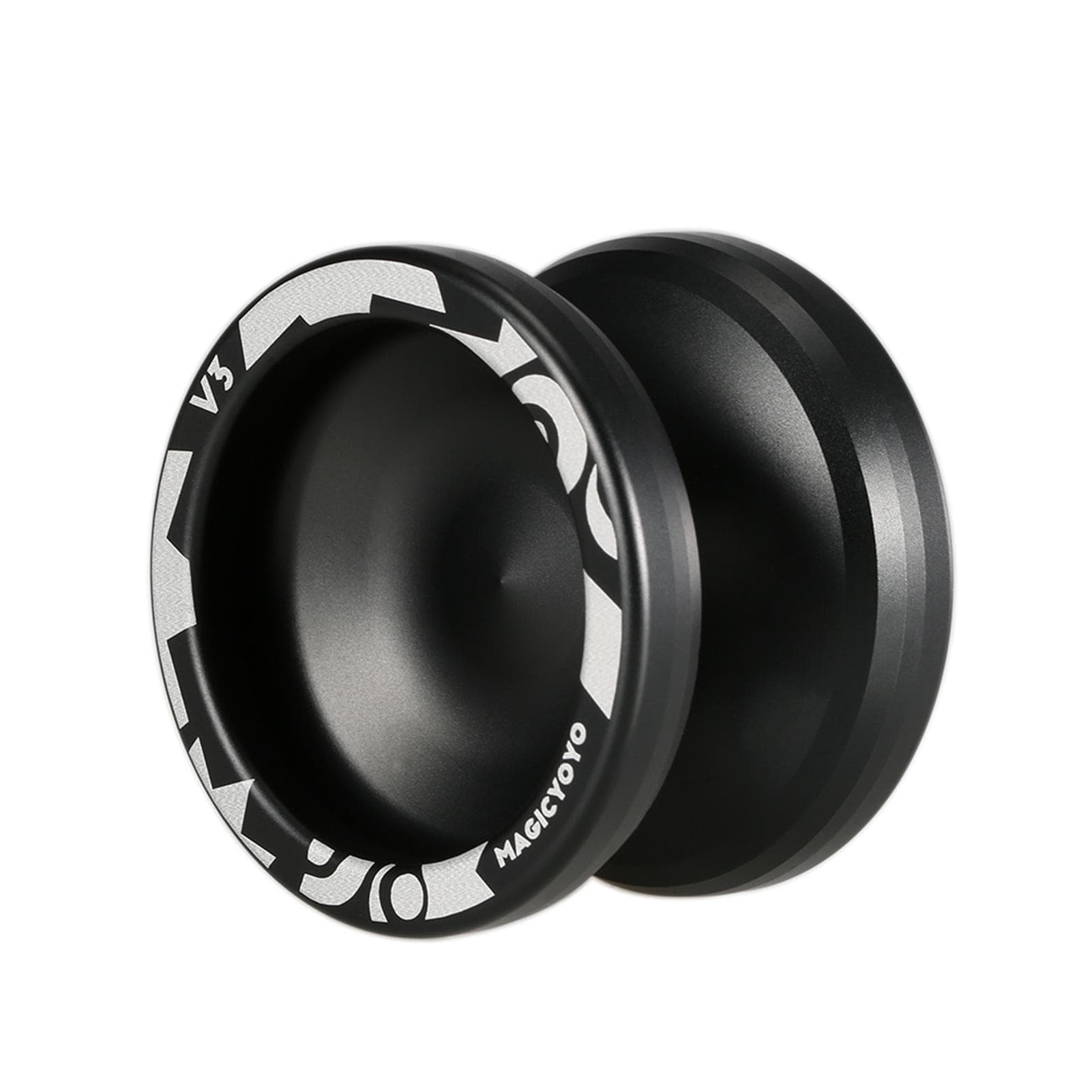 Magic Yoyo V3 Responsive High-speed Aluminum Alloy Yo-yo CNC Lathe with Spinning String for Boys black