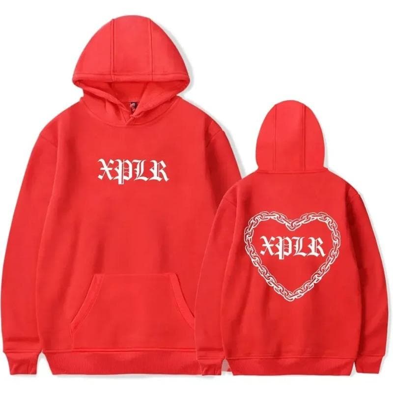 Sam Colby XPLR Men's Women's Hooded Sweatshirt Long Sleeved Casual Hoodie Warm Street Clothing Winter Top Hoodies & Sweatshirts Unisex S