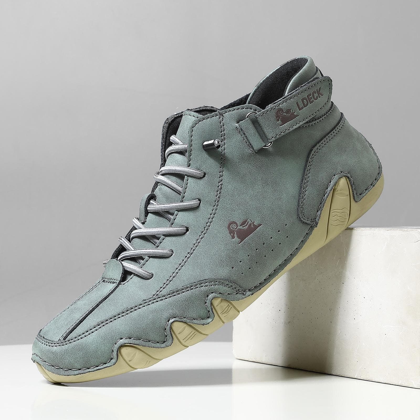 35-50 Size Couple Casual Boots Women's Stylish Lace Up Sneakers - Comfortable Low Top Outdoor Shoes Men Shoes 38 dark green