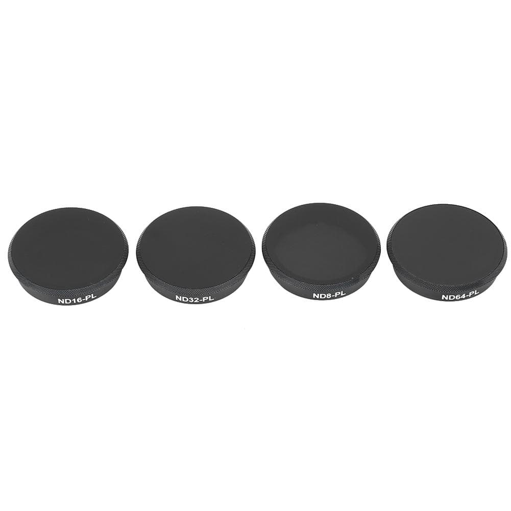 JUNESTAR 4Pcs ND8‑PL ND16‑PL ND32‑PL ND64‑PL Lens Filter for OSMO ACTION Motion Camera