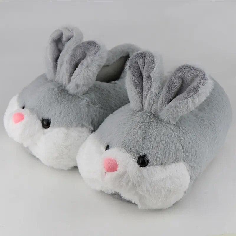 Cute Panda crocodile Anti-slip Shoes shark Unisex Winter Warm Indoor Cute Cartoon Plush Unicorn Bear Cat Cow Duck Rabbit Cosplay Slippers 35-43
