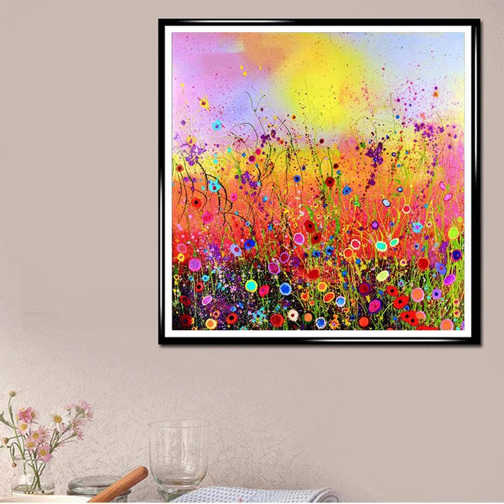 Diamond Embroidery Complete Kit Flowers Diamond Painting Full Round Landscape Arrival Picture 30x30CM