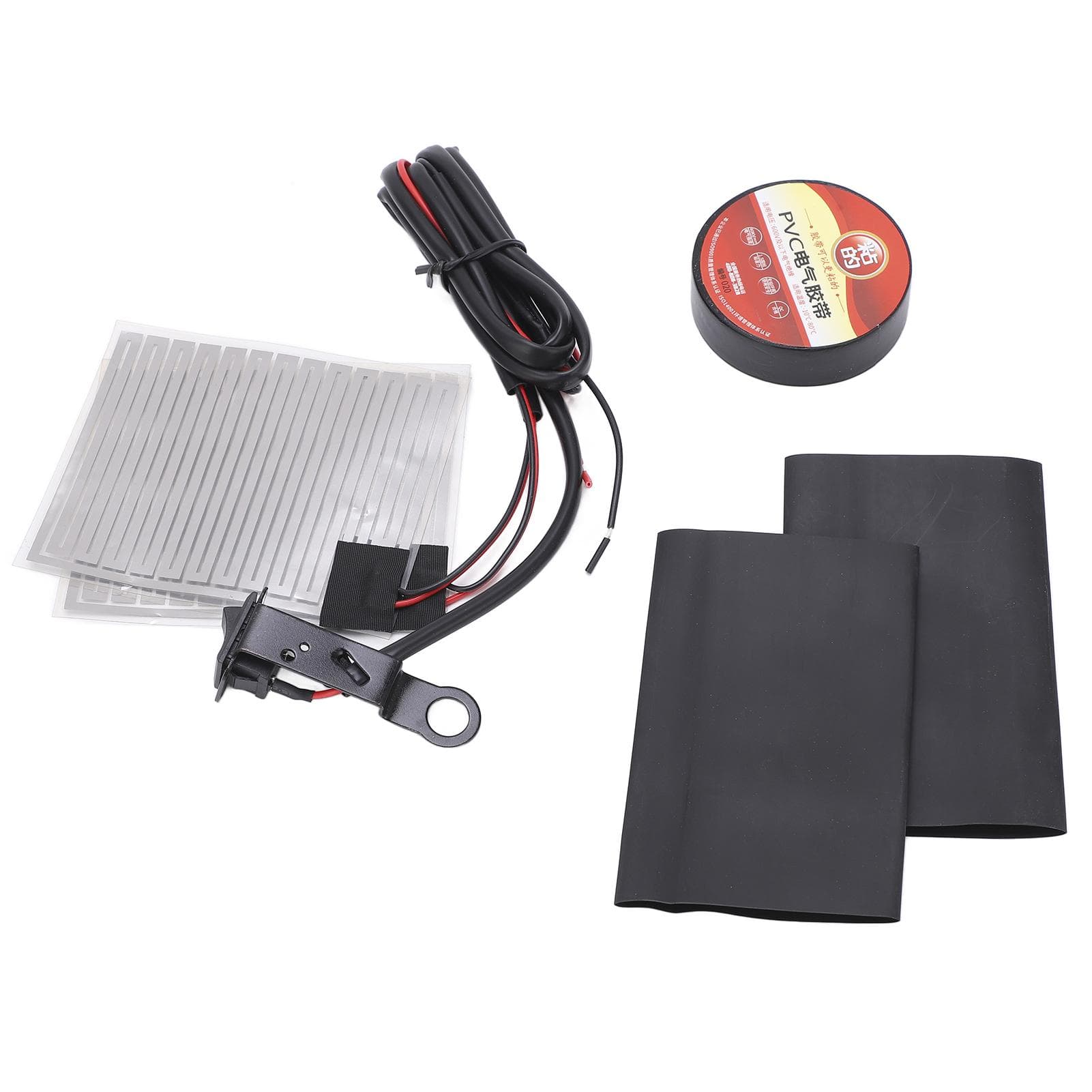 Universal Heated Grips Motorcycle Electric Heating Handle Kit Refit Insert Handlebar Pad 12V