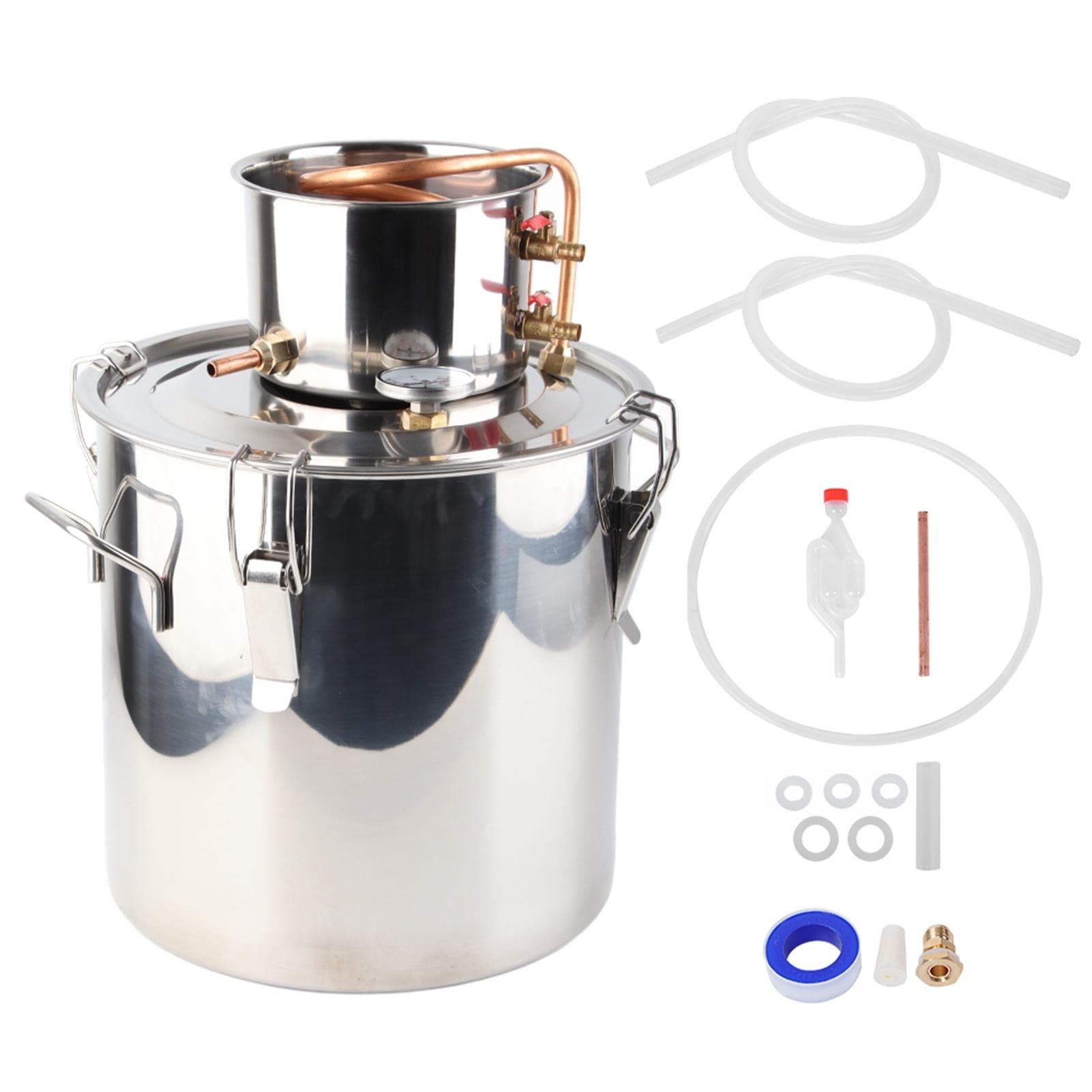 Small Household Wine Barrel Distilled Water Production Equipment Pure Dew Machine20L white