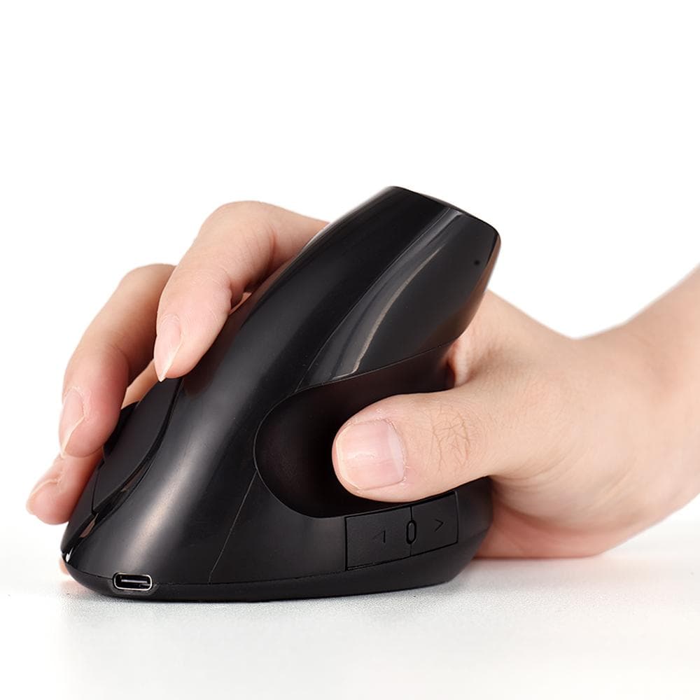 Vertical Mouse Wireless Ergonomic Rechargeable Mouse 2.4GHz Gaming Mouse wUSBC Charging 2400