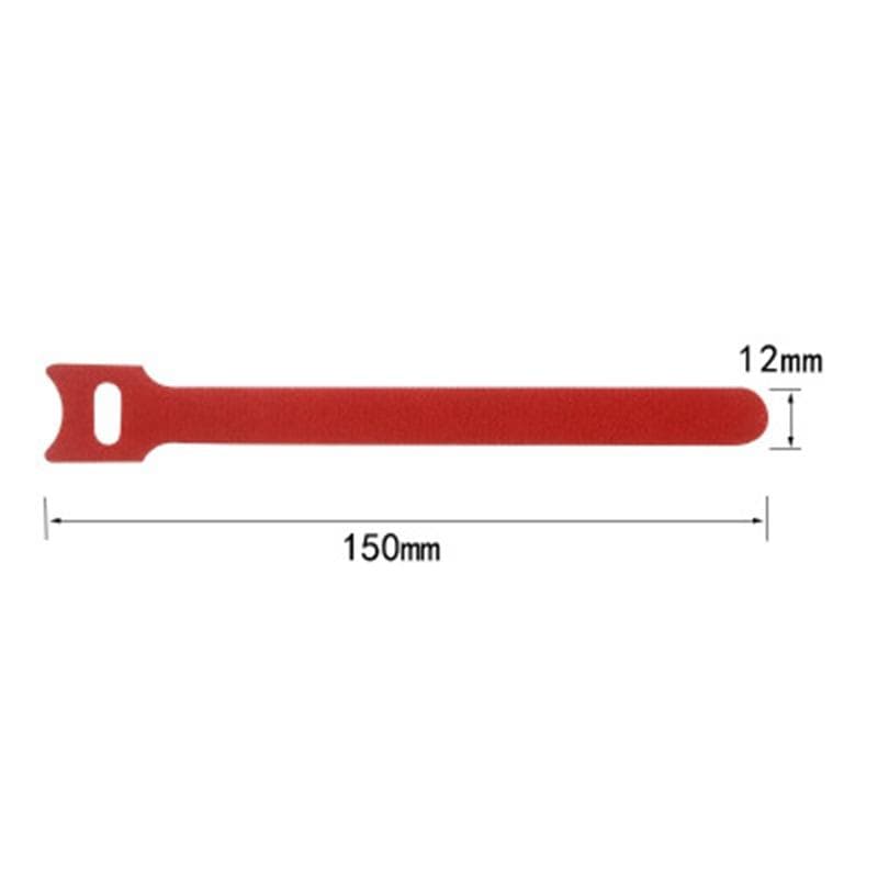 30 Pcs Releasable Cable Ties Plastics Fastening Reusable Cable Tie Straps Nylon Wrap Zip Bundle Bandage Tie T-type 30Pcs red